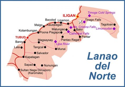 Manila to Lanao del Norte .